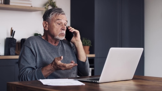 client on the phone with dan